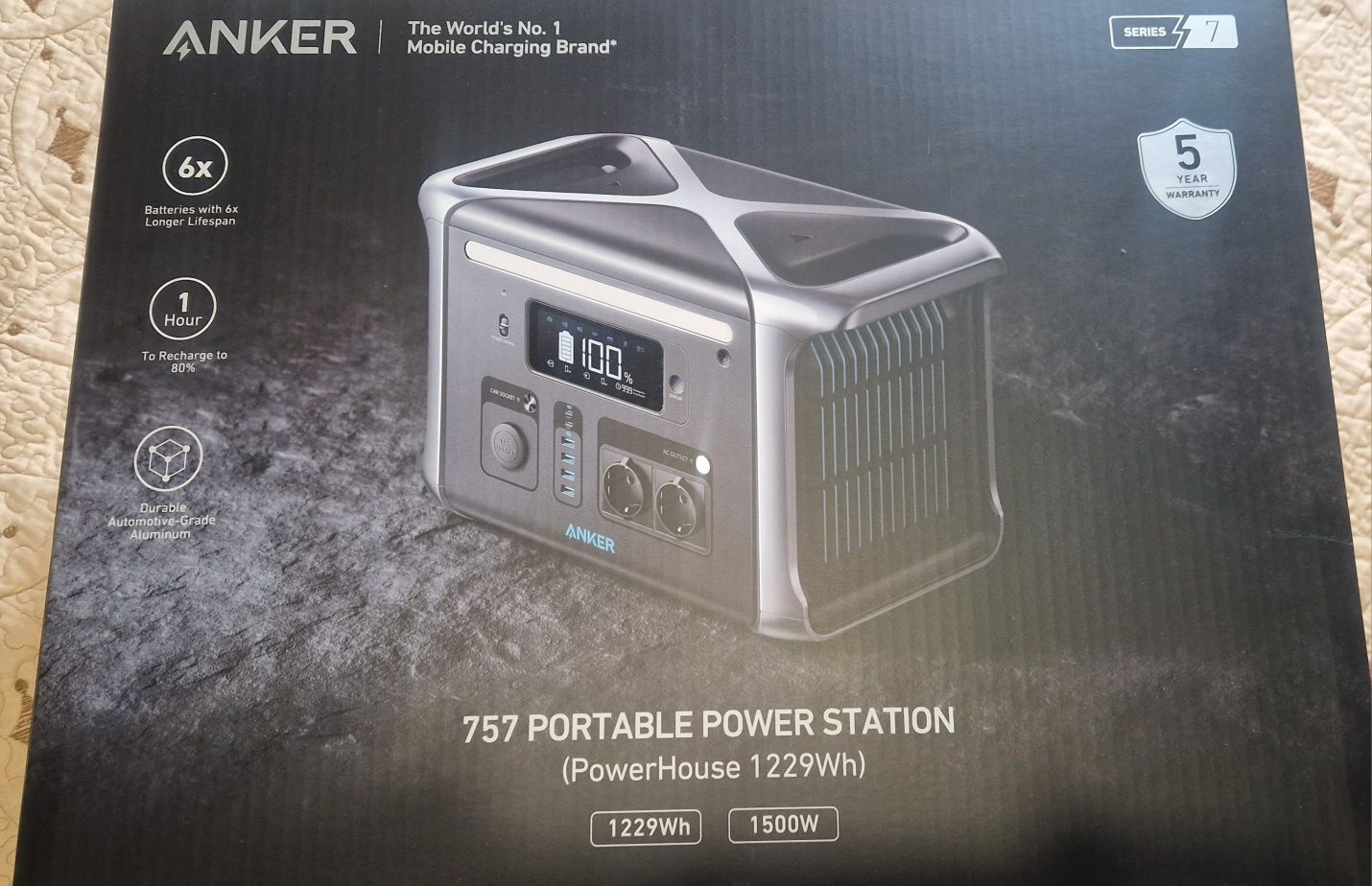Зарядная станция Anker 757 Power station