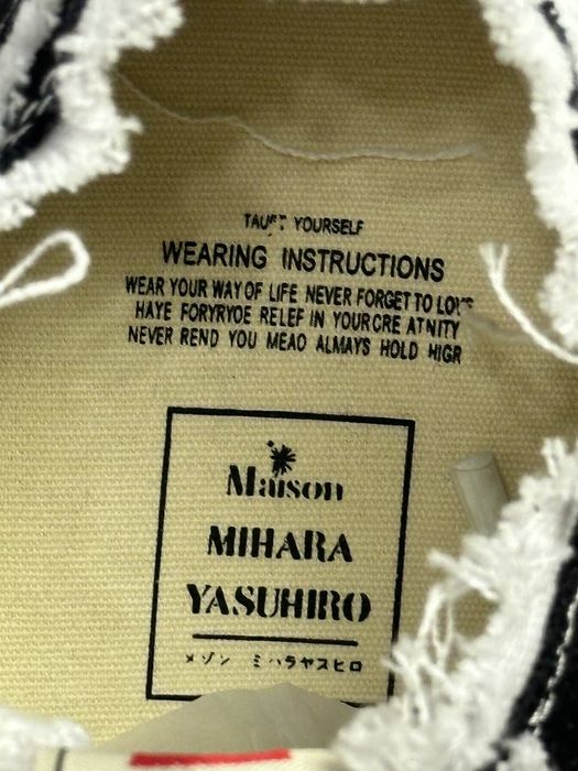 MMY Maison Mihara Yasuhiro кеды черные белые кеди чорні білі 43 27 42