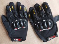 RĘKAWICE MOTOCYKLOWE hulajnoga motor skuter quad rower dotyk unisex