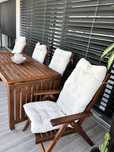 Conjunto Ikeia mesa e quatro cadeiras