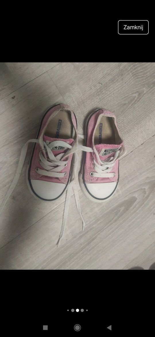 Converse adidas Pepa zestaw butów dla dziewczynki roz 22/23
