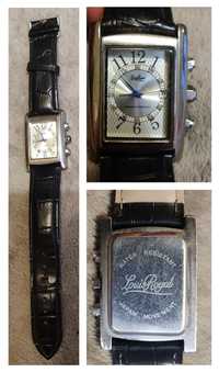 Мужские кварцевые часы Louis Royal 11-натуральных бриллиантов