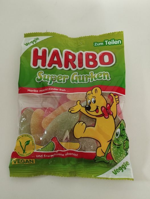 haribo żelki super ogórki super gurken 175g