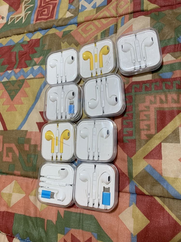 Fone de ouvido entrada tipo C e Iphone lote com 9 unidades