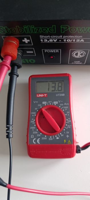 Zasilacz do CB radia ZS10 . 13,8 V DC