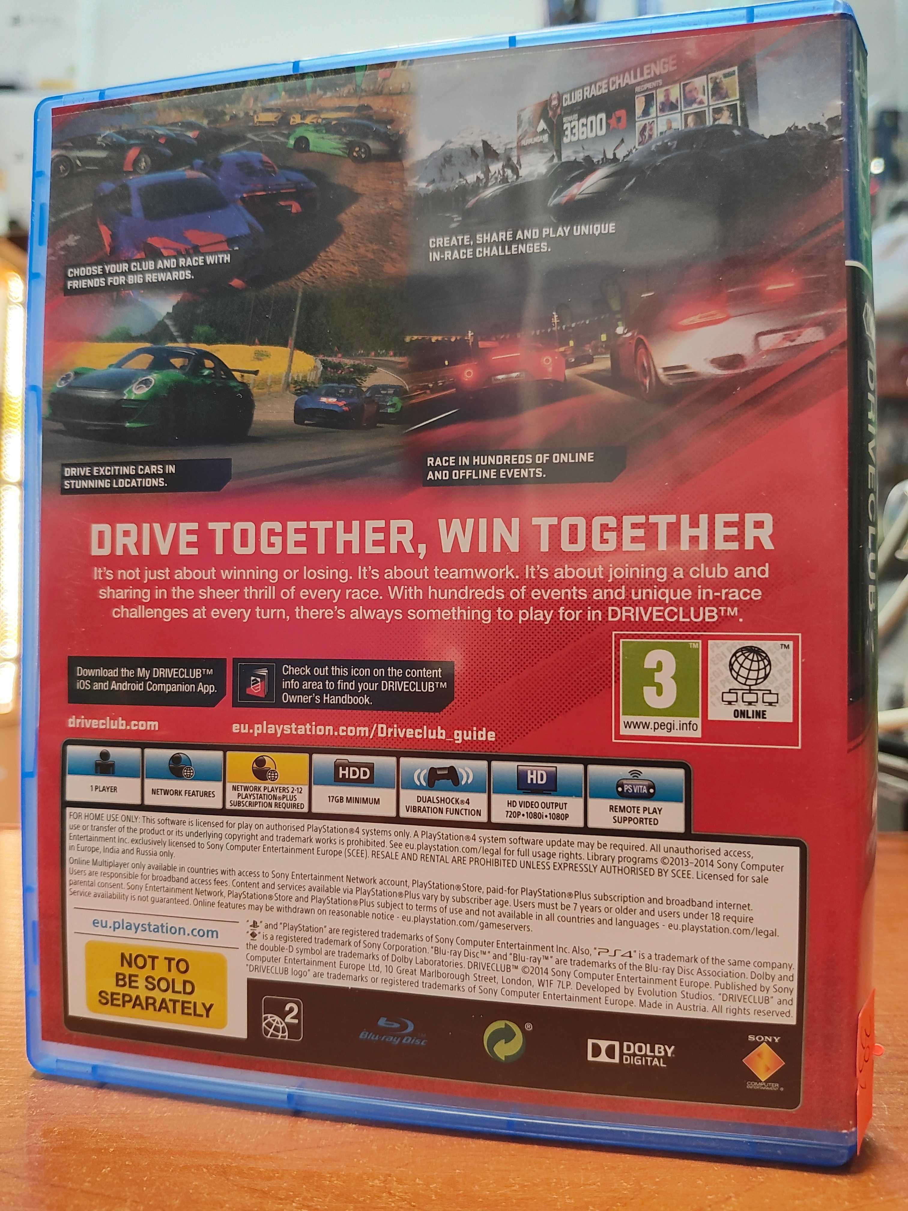 DriveClub PS4 PS5 Sklep Wysyłka Wymiana