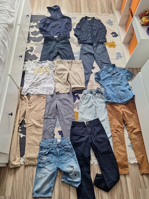 Paka ubrań dla chłopca 7-8 lat Zara, Benetton, H&M
