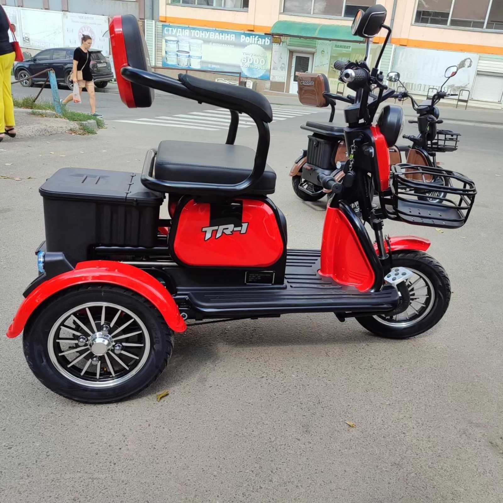 Електроскутер Триколісний Електротрайк Трицикл Crosser TR-1/3/4 CR-2-3