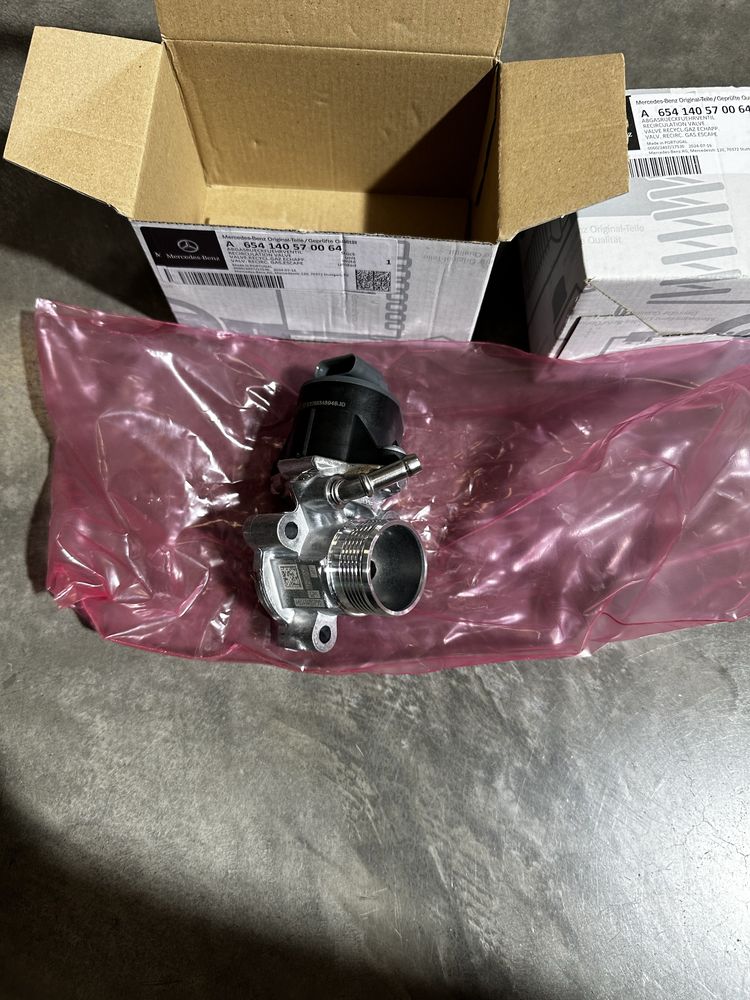 Клапан ЕГР egr OM654 OM656 W213 W205 W222 2.0 3.0 мерседес E S C class