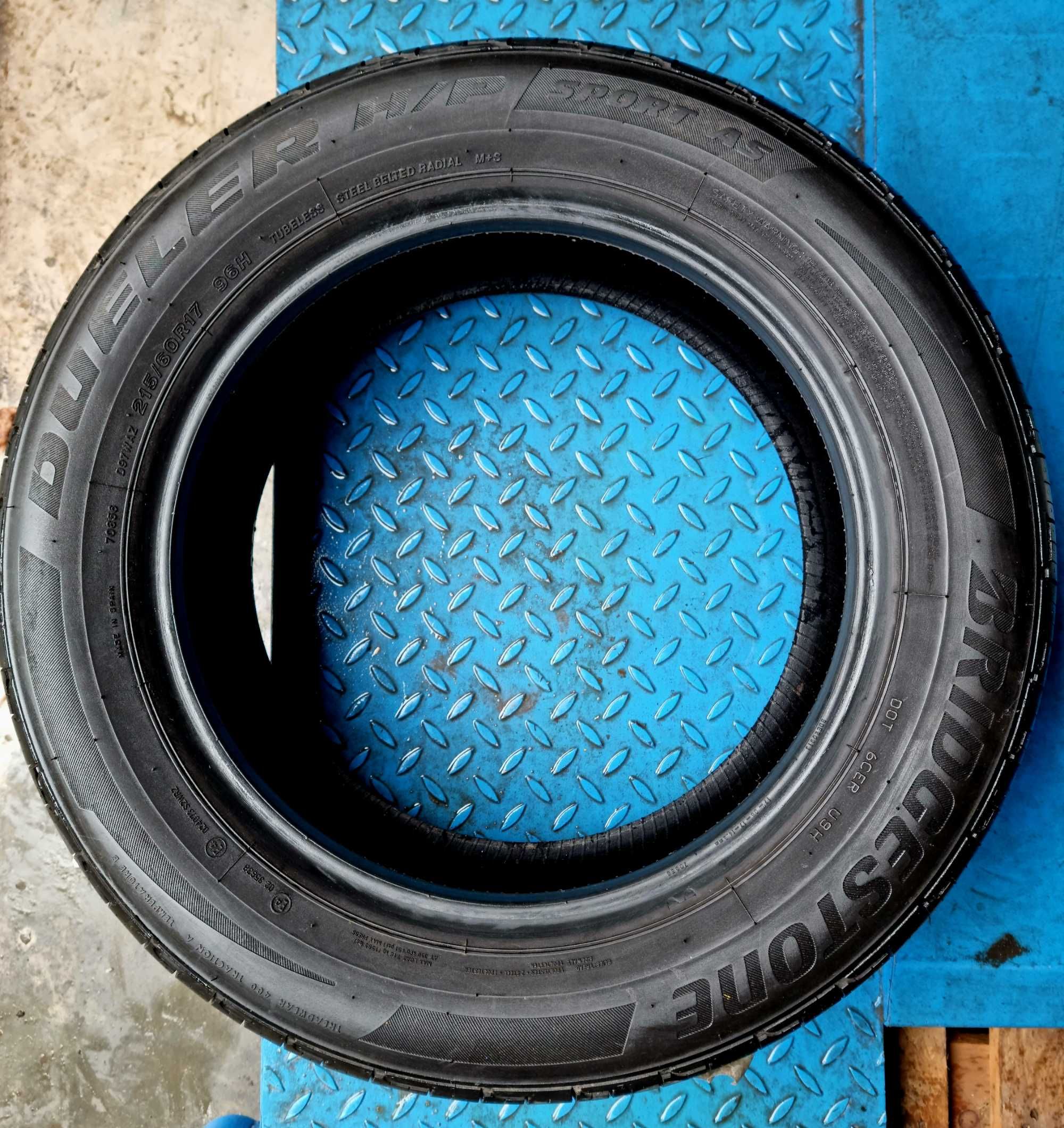 215/60R17 Bridgestone * Lato * Opony 4 szt* 7,5mm bieżnika*** # 342 K