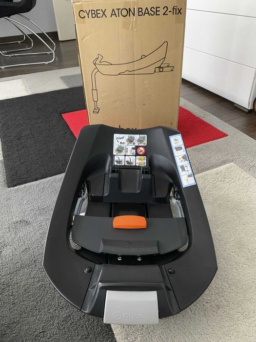 Fotelik Cybex Aton 5 + NOWY ORYGINALNY izofix + podkładka Aeromoov