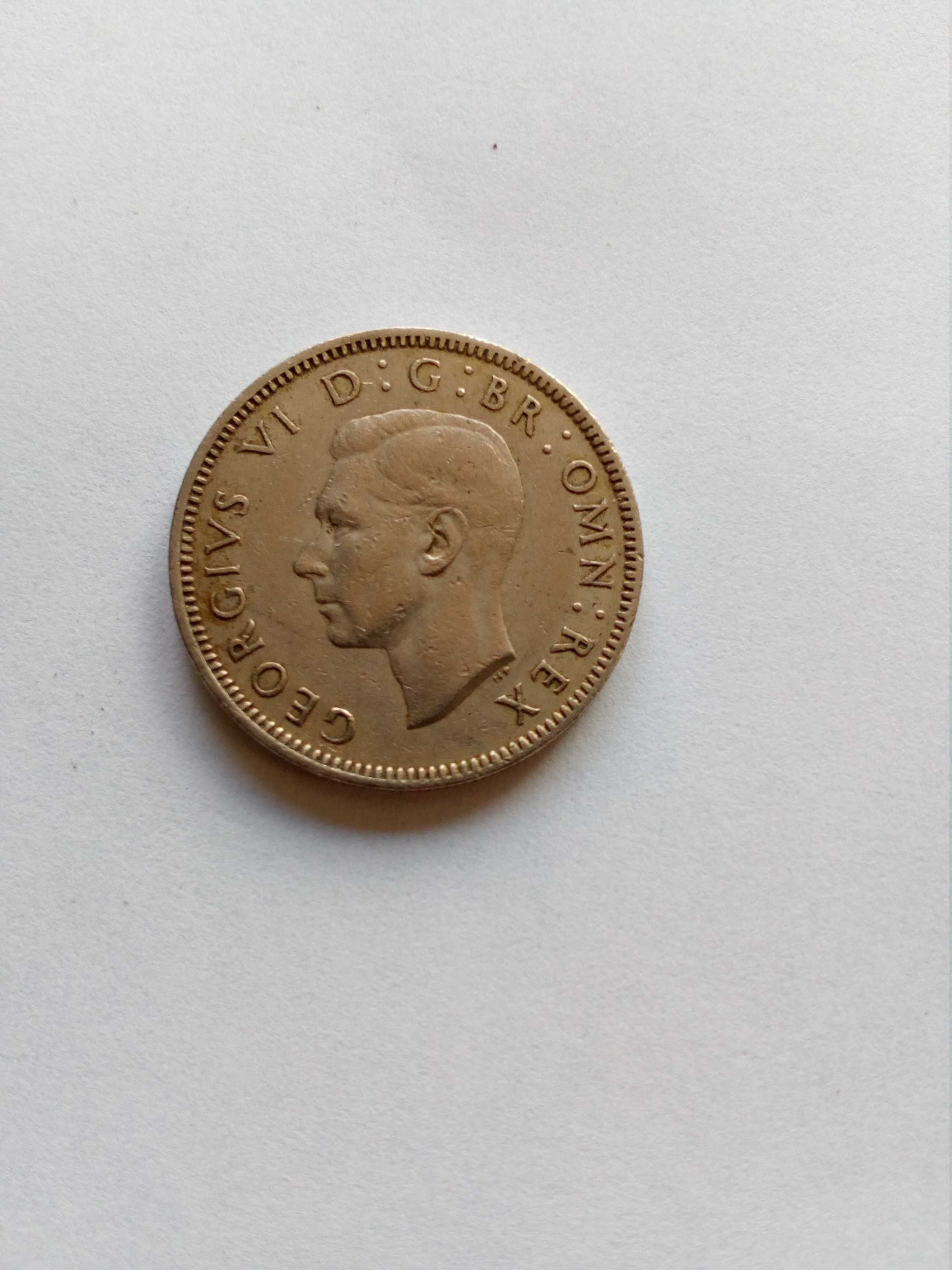 Moneta one shilling 1948 rok