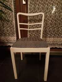 Krzesło PRL białe