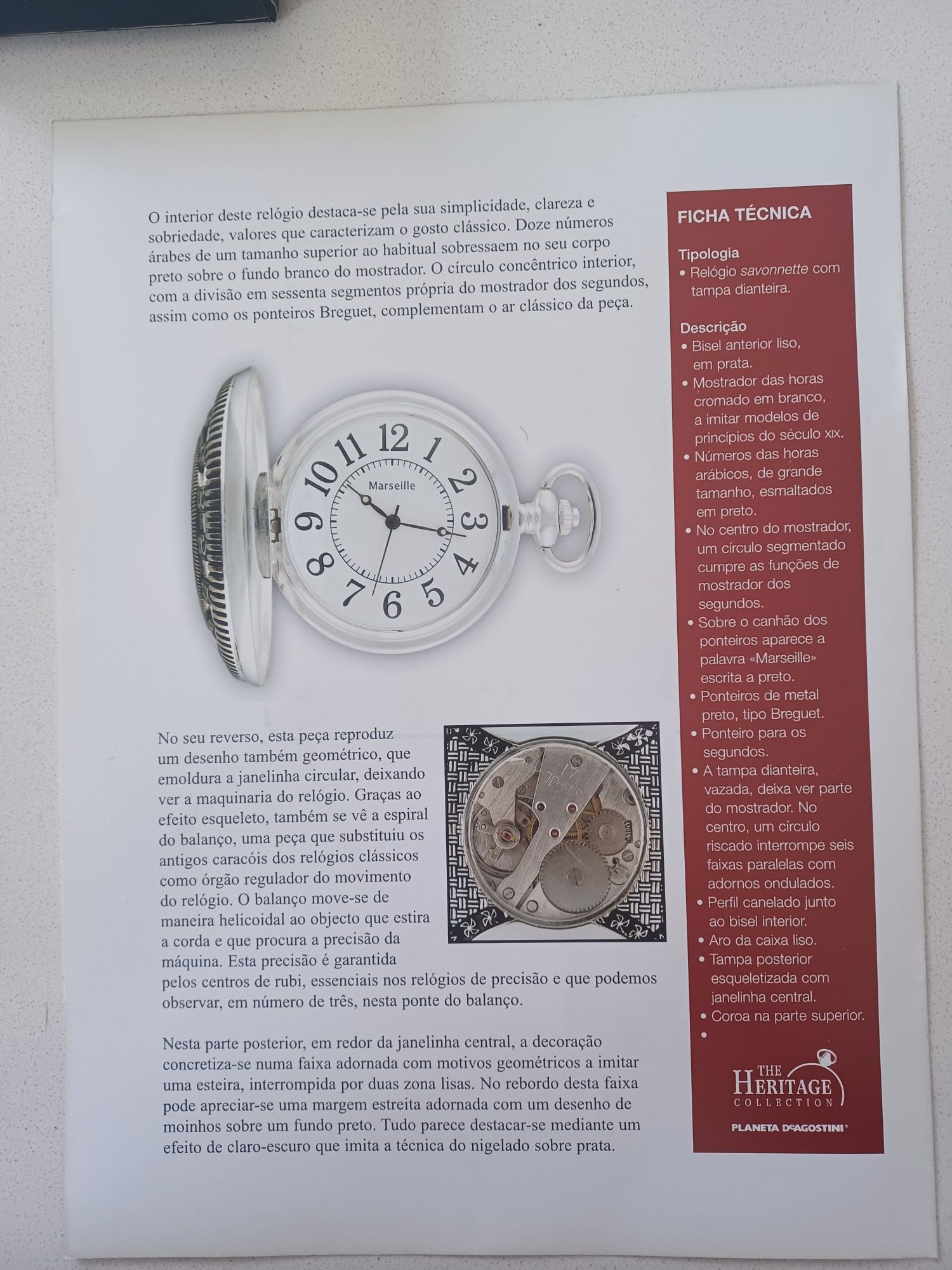 Relógio de Bolso Marseille mecânico de colecção