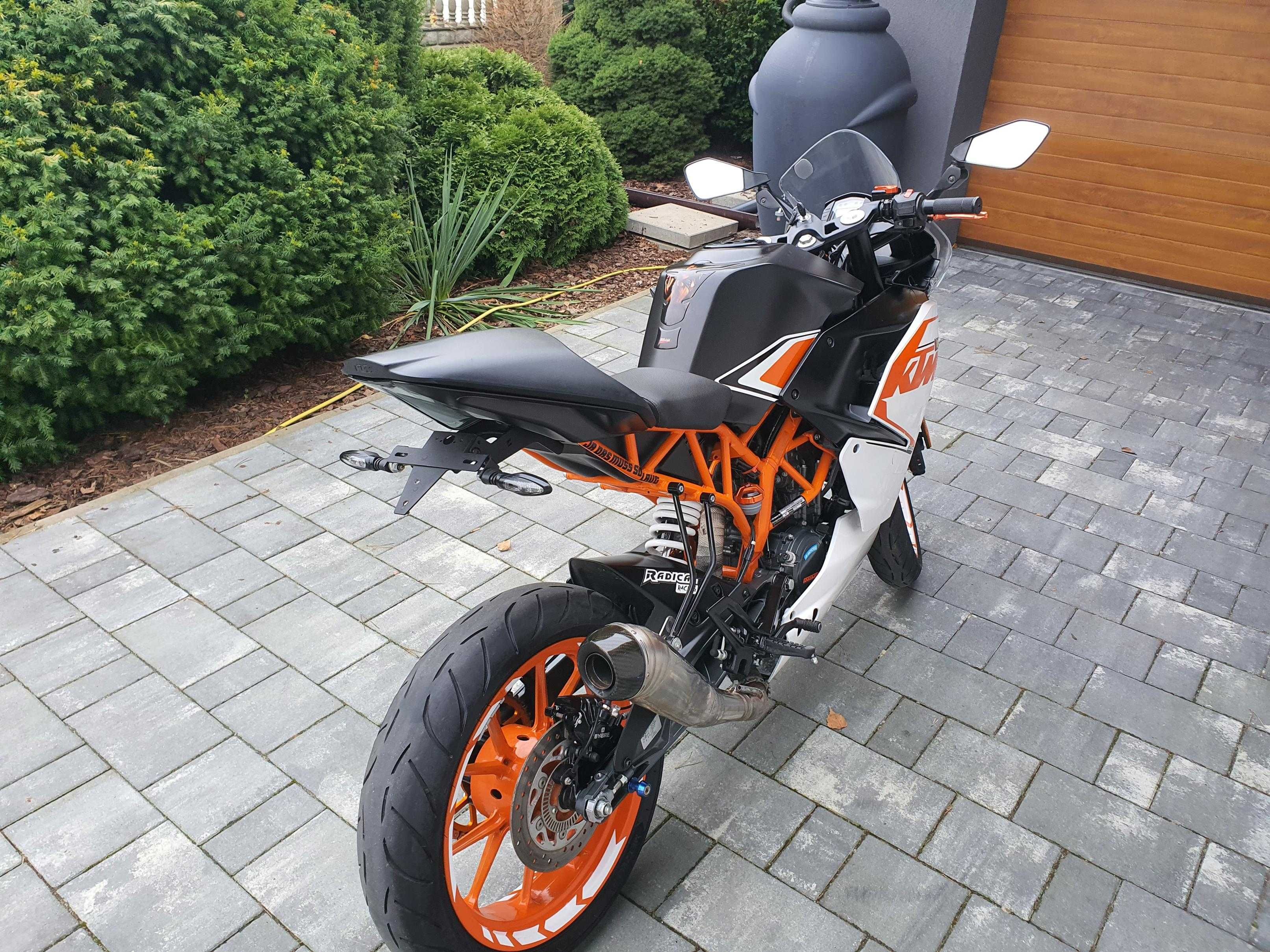 KTM RC125 Kat.B Nowy Napęd Prezentacja Wideo Transport Gratis