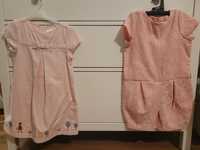 Gymborgee sukienka Reserved tunika różowa przedszkole 2 szt 110/116