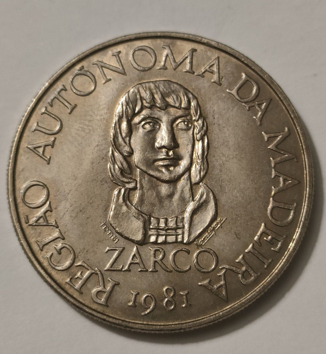 Moeda 100 Escudos Região Autónoma da Madeira 1981