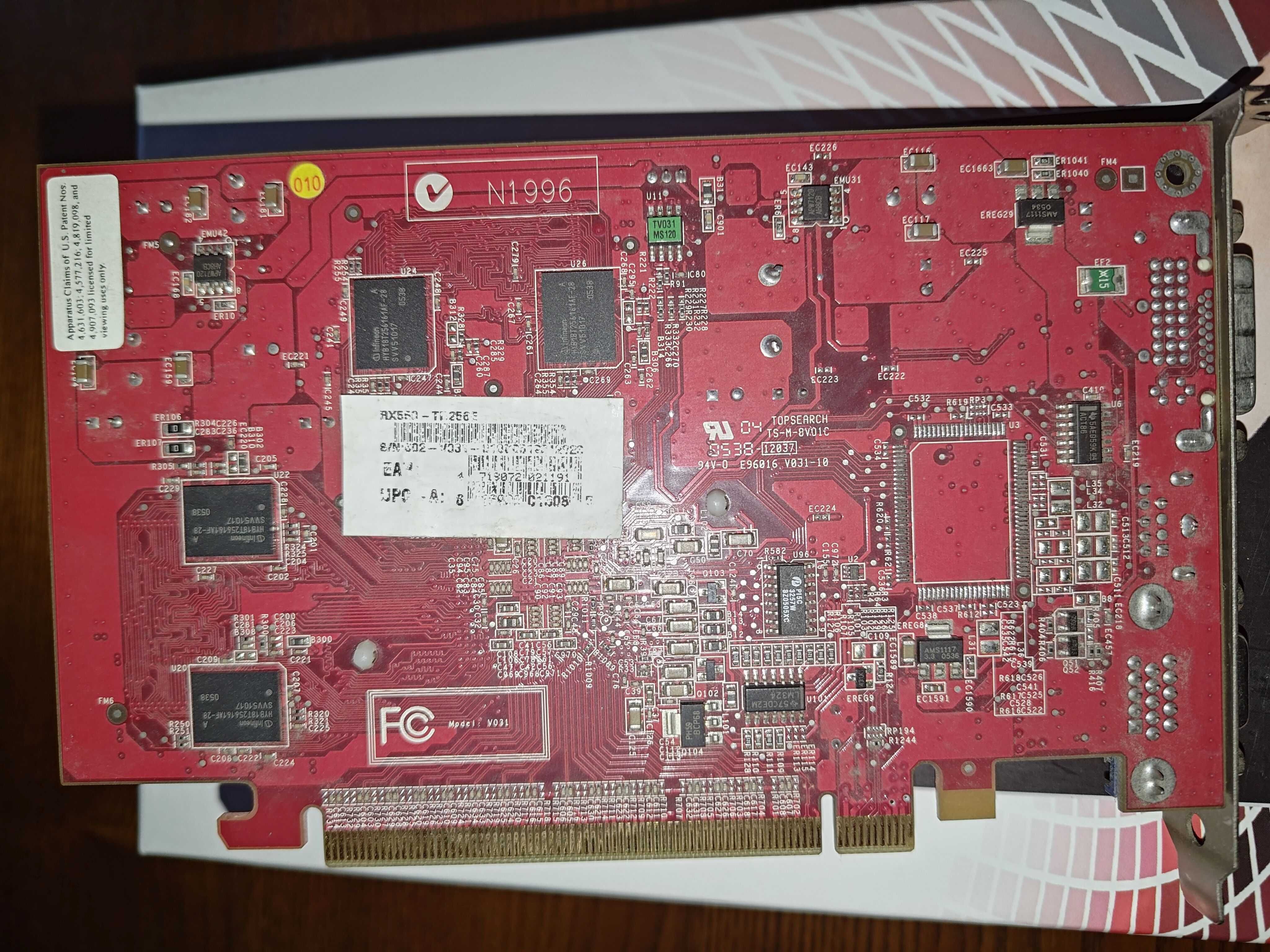 Karta graficzna Gigabyte Radeon X550 256MB DDR2 PCIe x16 RV370