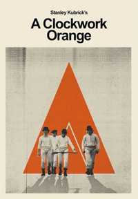 Piękny plakat MECHANICZNA Pomarańcza płótno