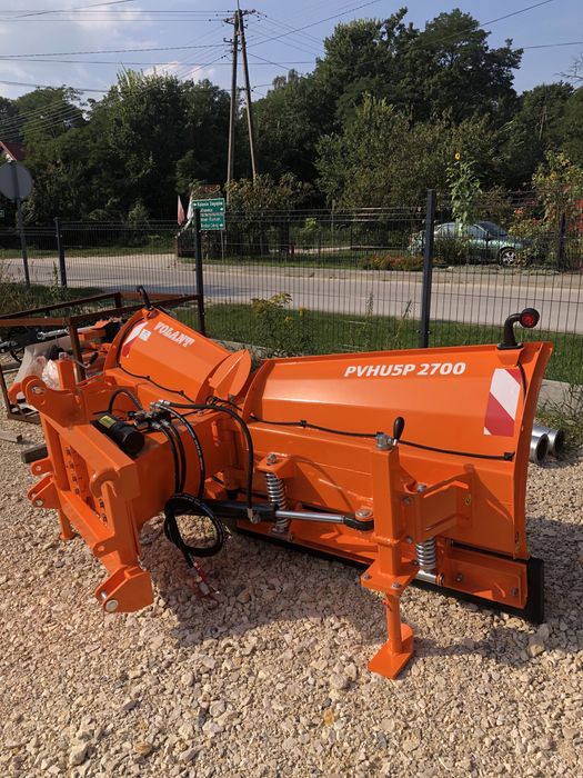 Solidny pług do śniegu VOLANT hydrauliczny składany komunalny 2.5/3.2m
