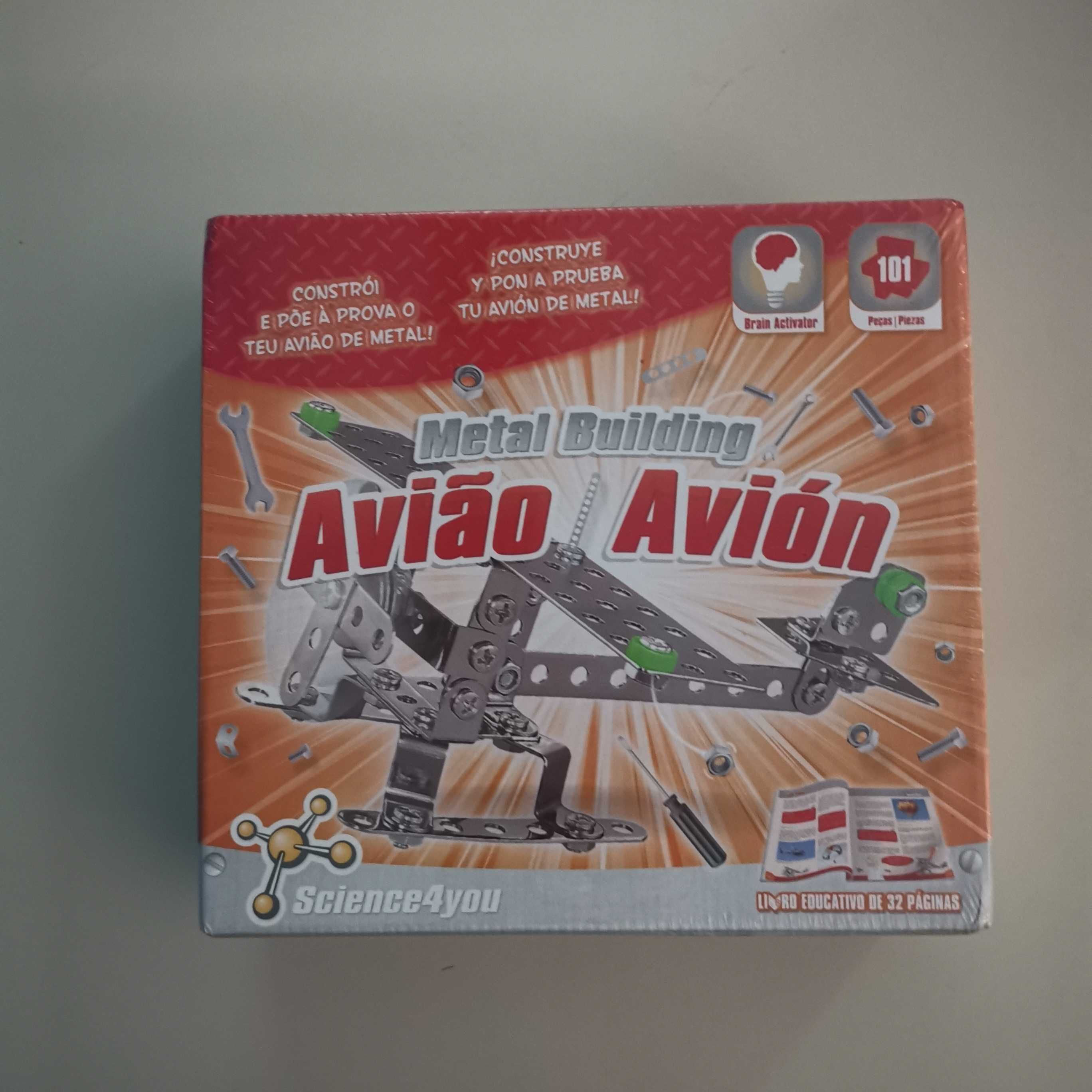 Metal building - Avião | Science4You | Selado/Novo