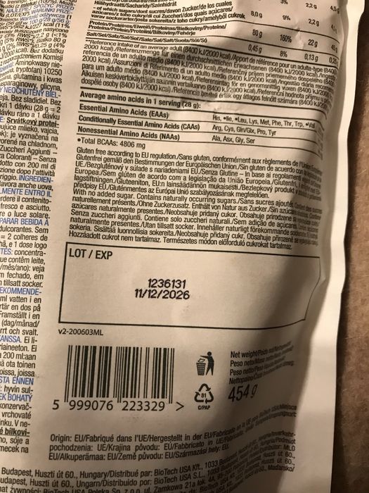 Bulk Clear whey isolate Passionfruit / natural