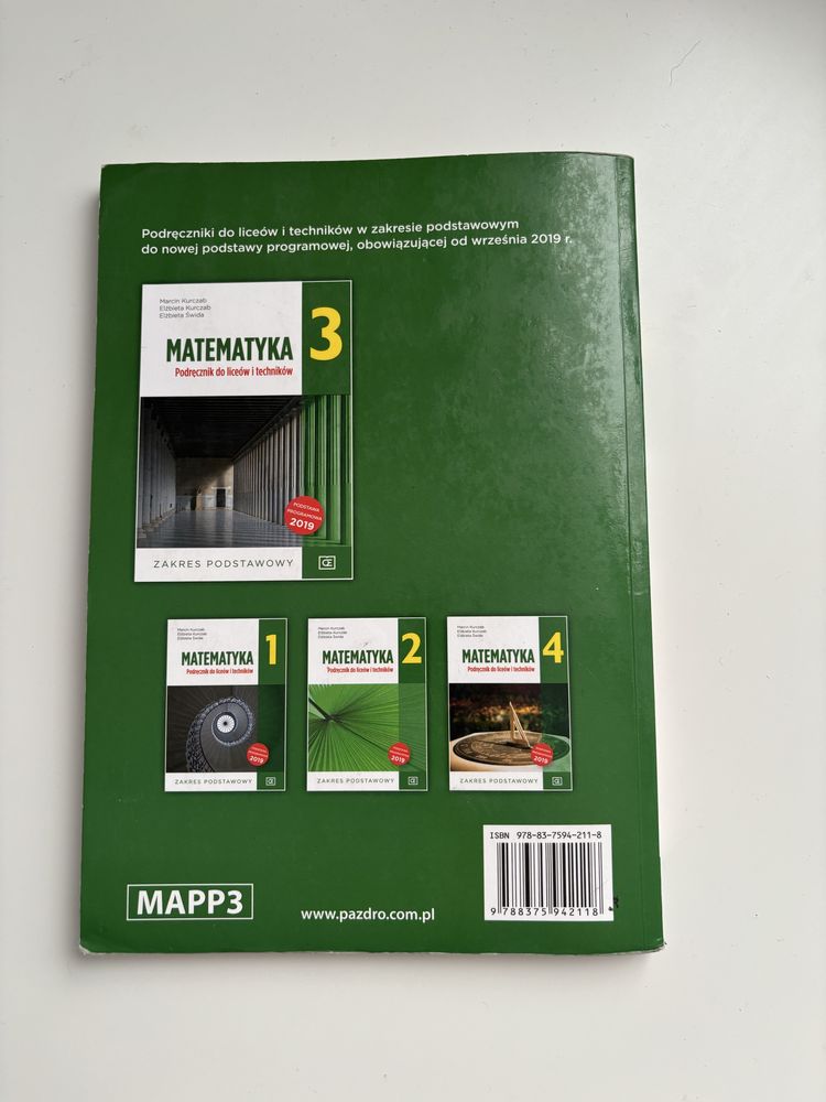 Podręcznik matematyka 3
