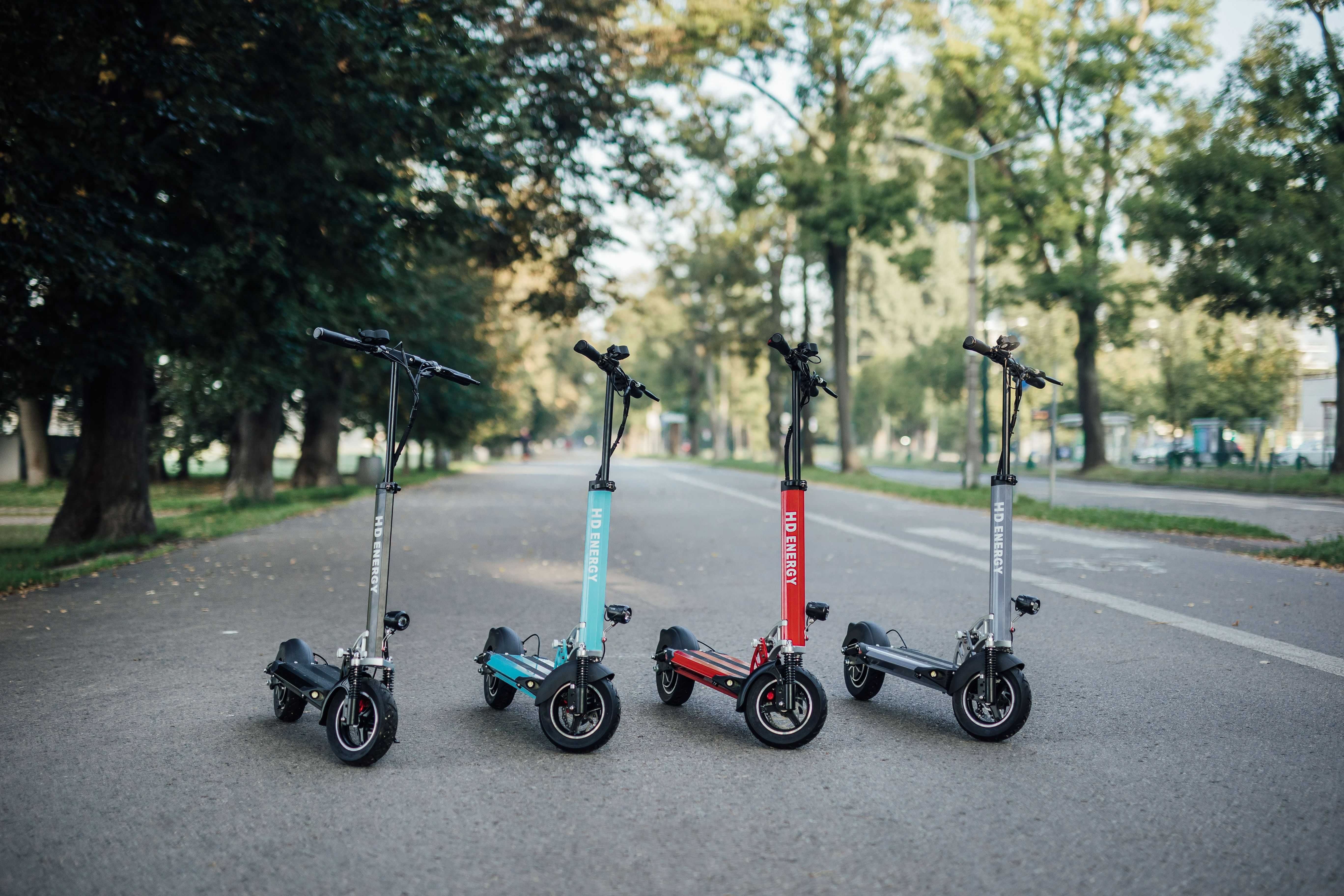 -75% Hulajnoga elektryczna, 42km/h, podwójne zawieszenie, 10" opony