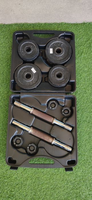 Conjunto de halteres (até 20kg)