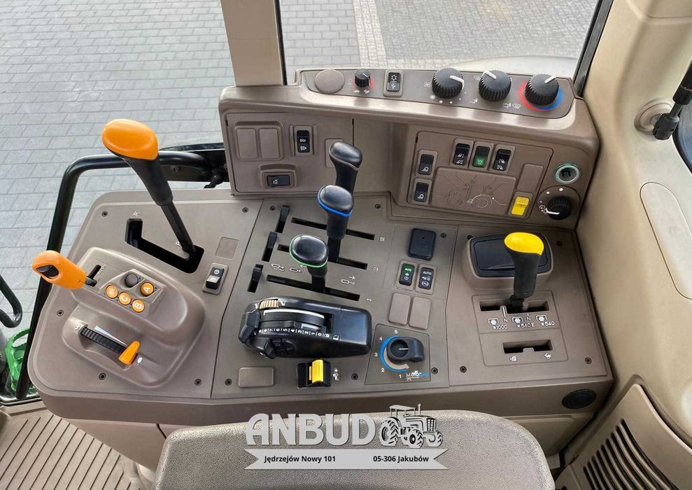 John Deere 6195 M Opony 100 % zaczepy