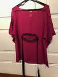 blusa / túnica cor de rosa  marca YOKANA tamanho M
