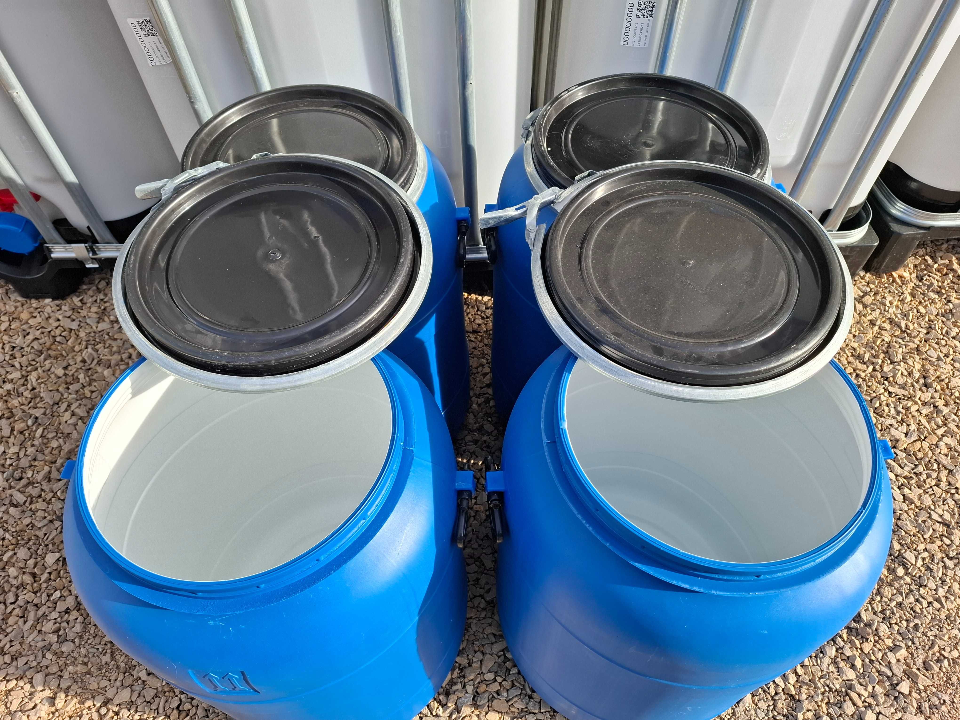Beczka plastikowa 80l Biały teflon Spożywka