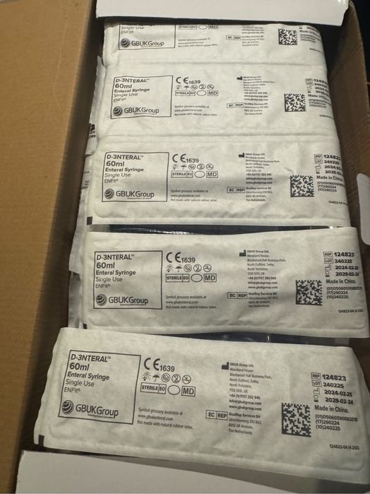 Strzykawki Peg  250 szt