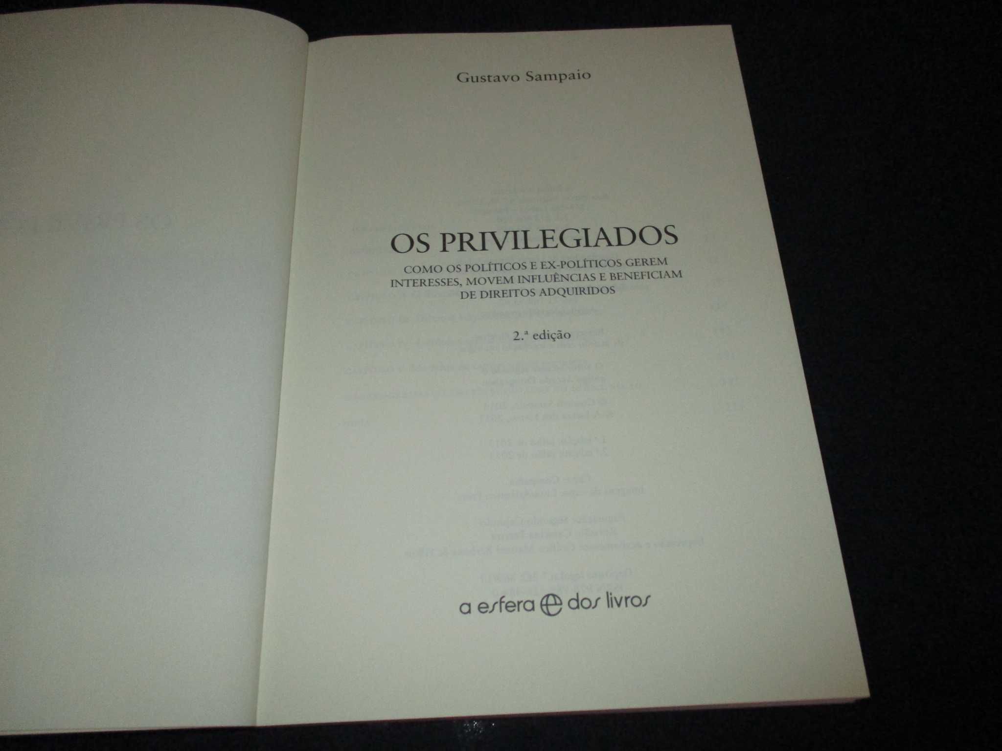 Livro Os Privilegiados Gustavo Sampaio