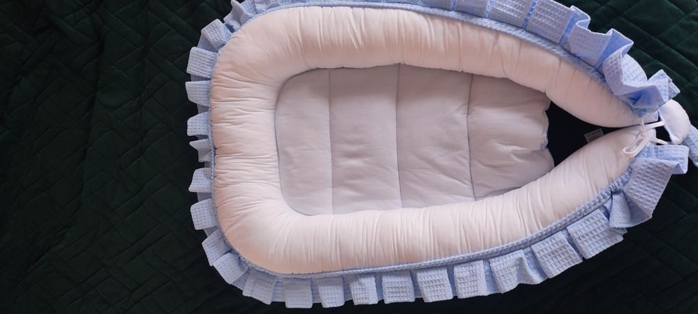 Kokon niemowlęcy gniazdo, wafel jak NOWY!