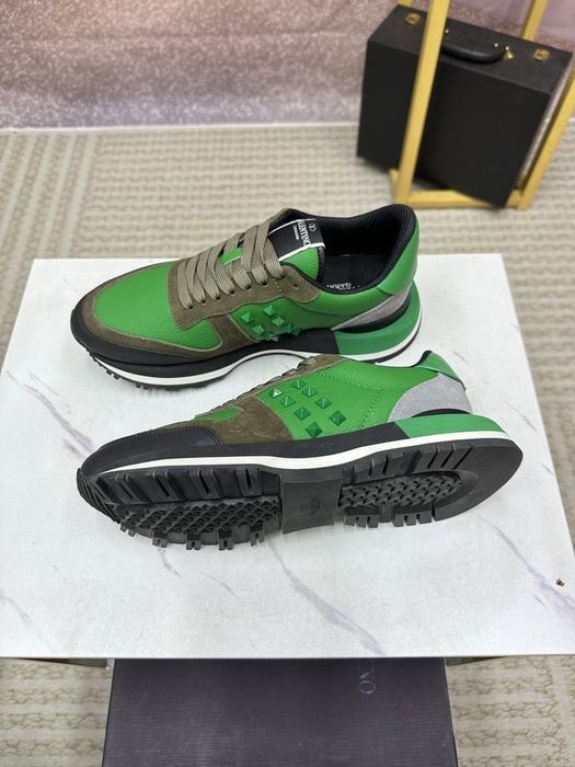 Кроссовки valentino зеленые хаки мужские брендовые оригинал