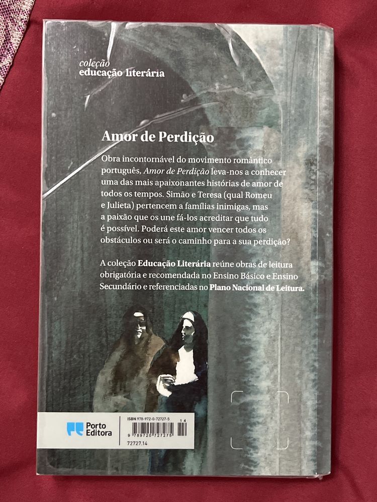 Amor de Perdição de Camilo Castelo Branco