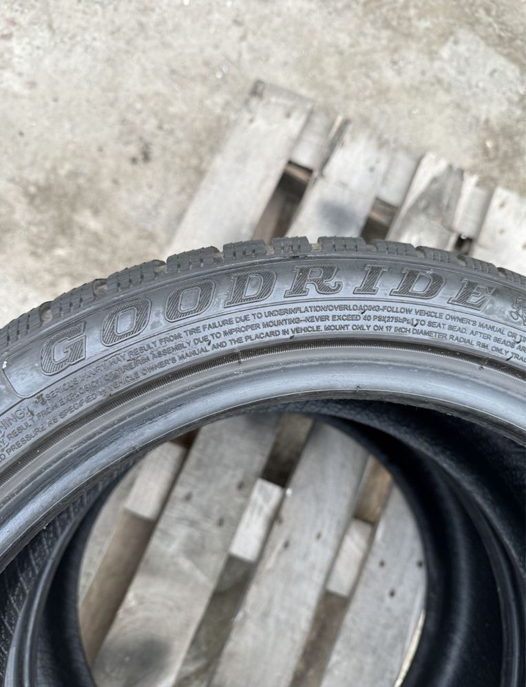 Шины Резина 225/45 r17 Зима 2 шт. 2022 года Состояние как Новое !