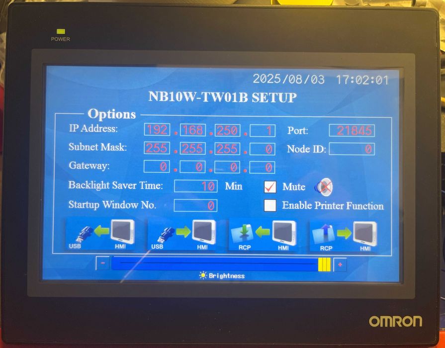 Consola HMI Omron NB10W – 10.1” | Usada em ótimo estado
