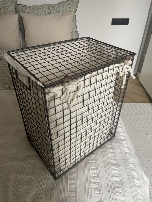 Kosz na pranie loft metal