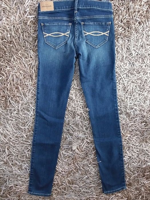 ABERCROMBIE NOWE extra SPODNIE miękki jeans r 152 _ 12 lat