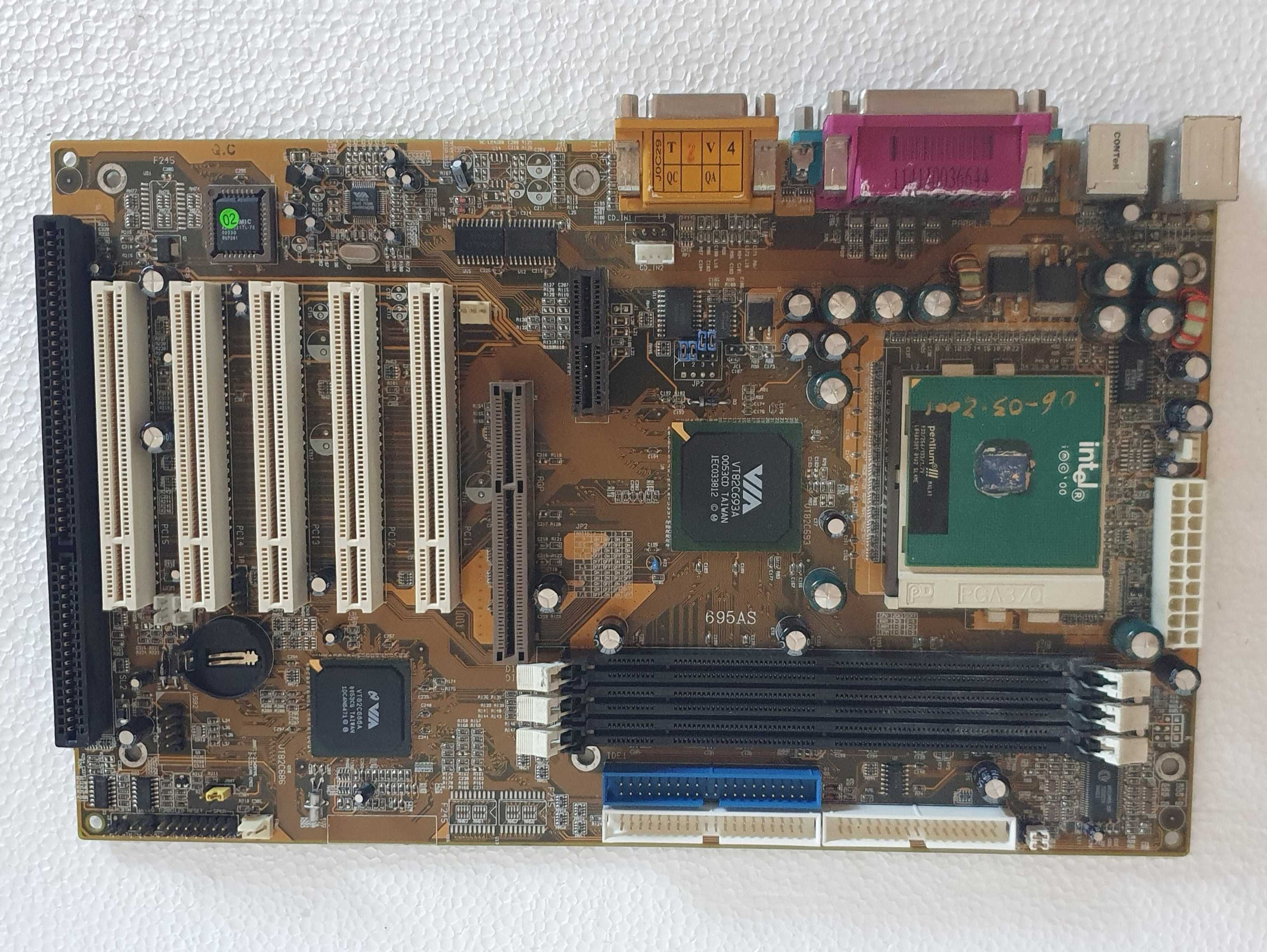 Motherboard ATX - Via 695 AS ppga - Socket pga370 - P3