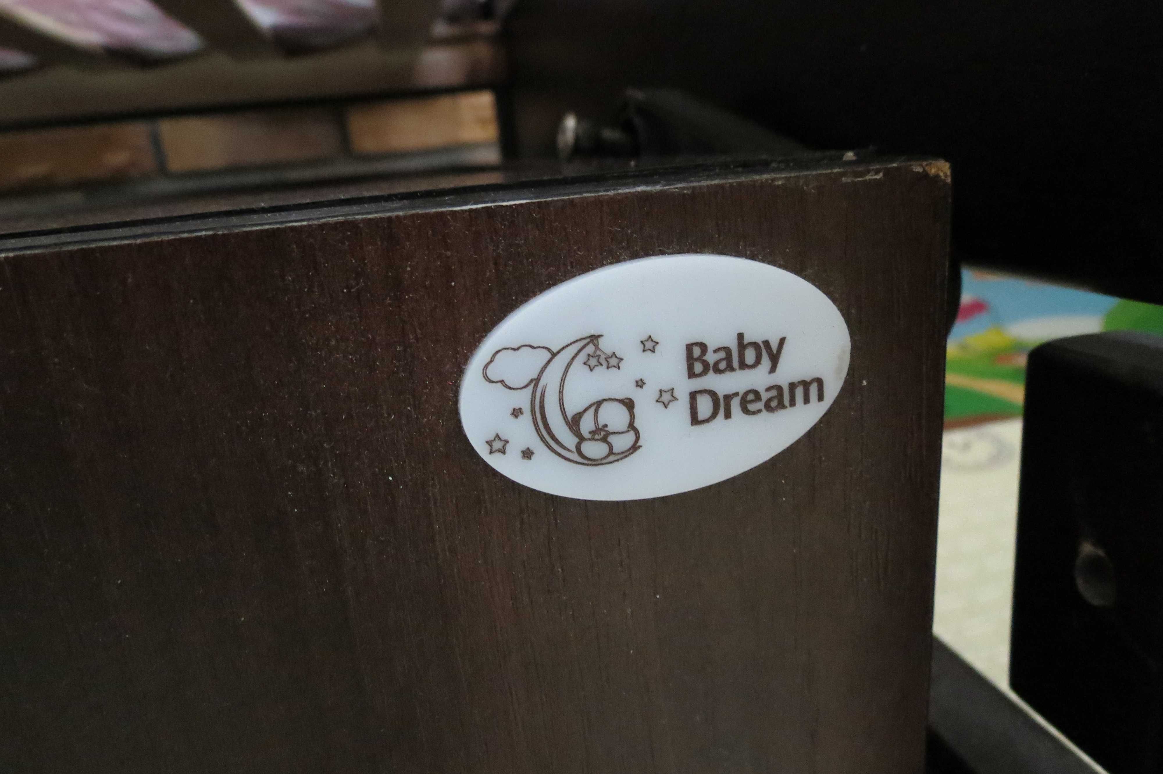 Детская кроватка Baby Dream с маятником + Матрас