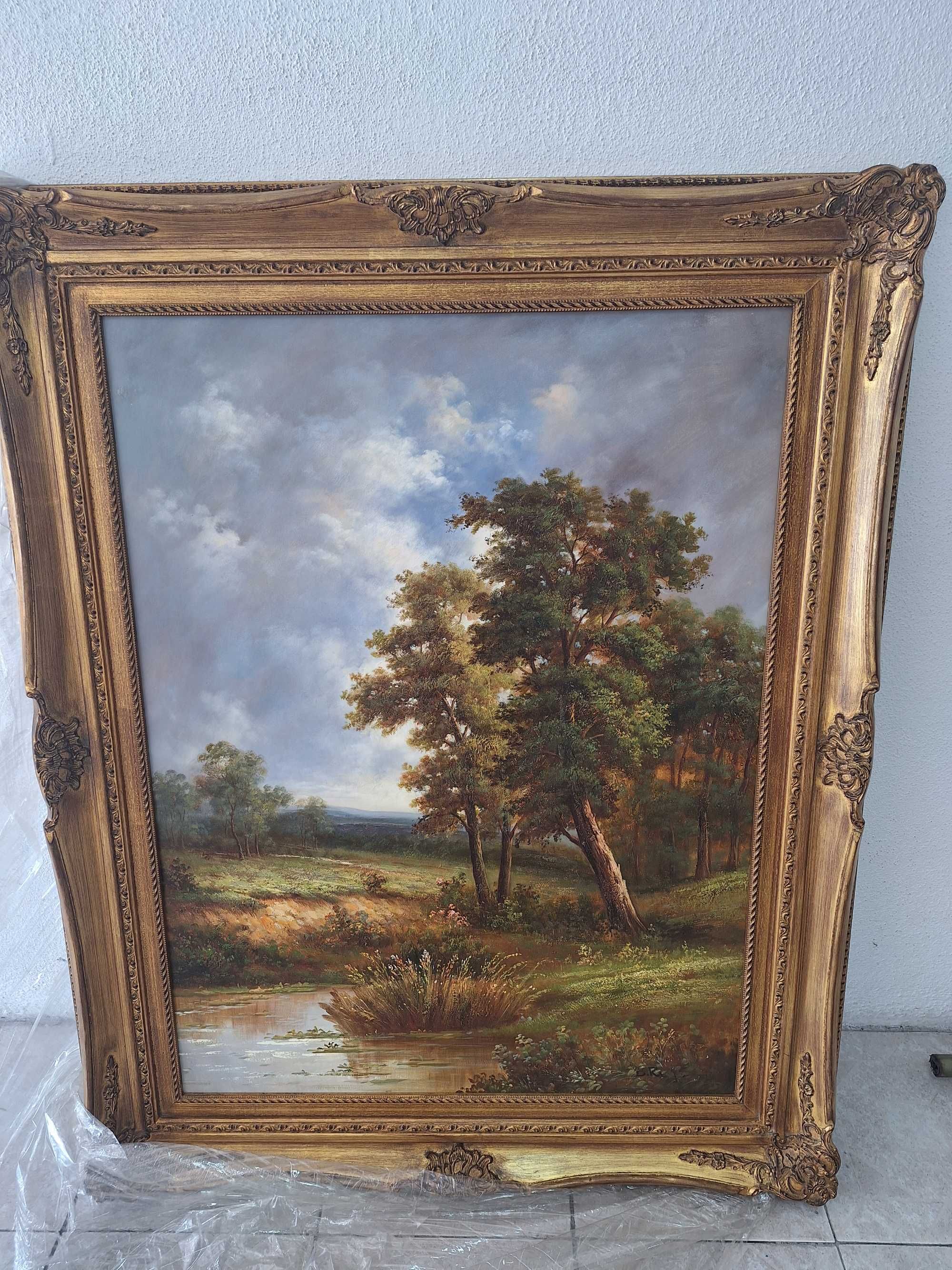 Vendo quadros e espelho com molduras