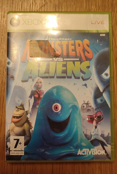 Monsters vs aliens Xbox 360 gra