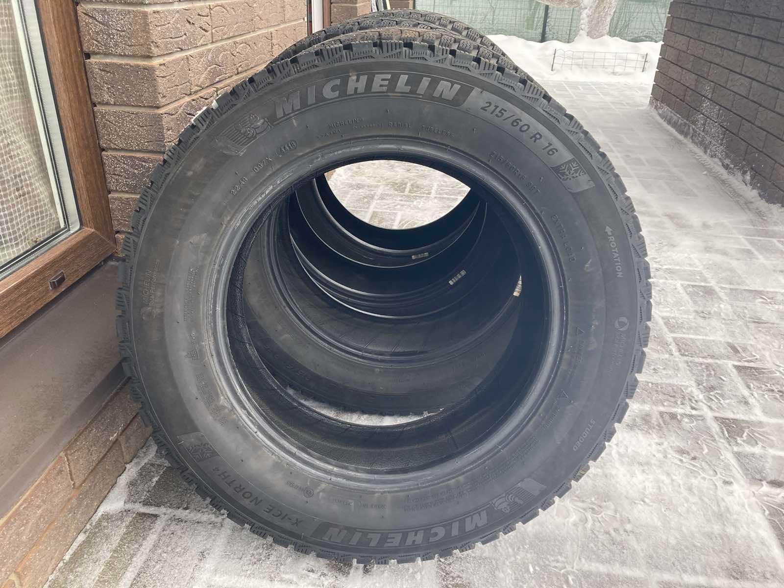 Зимняя резина комплект Michelin 215 60 R16 X-Ice North