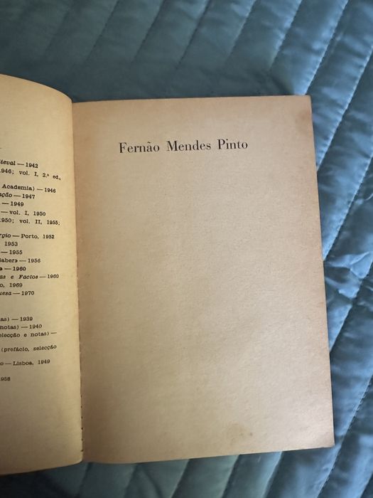 Livro de António José Saraiva: Fernão Mendes Pinto