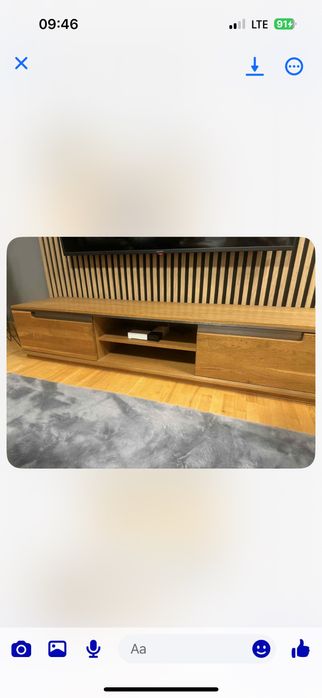 Meble stół i szafka rtv