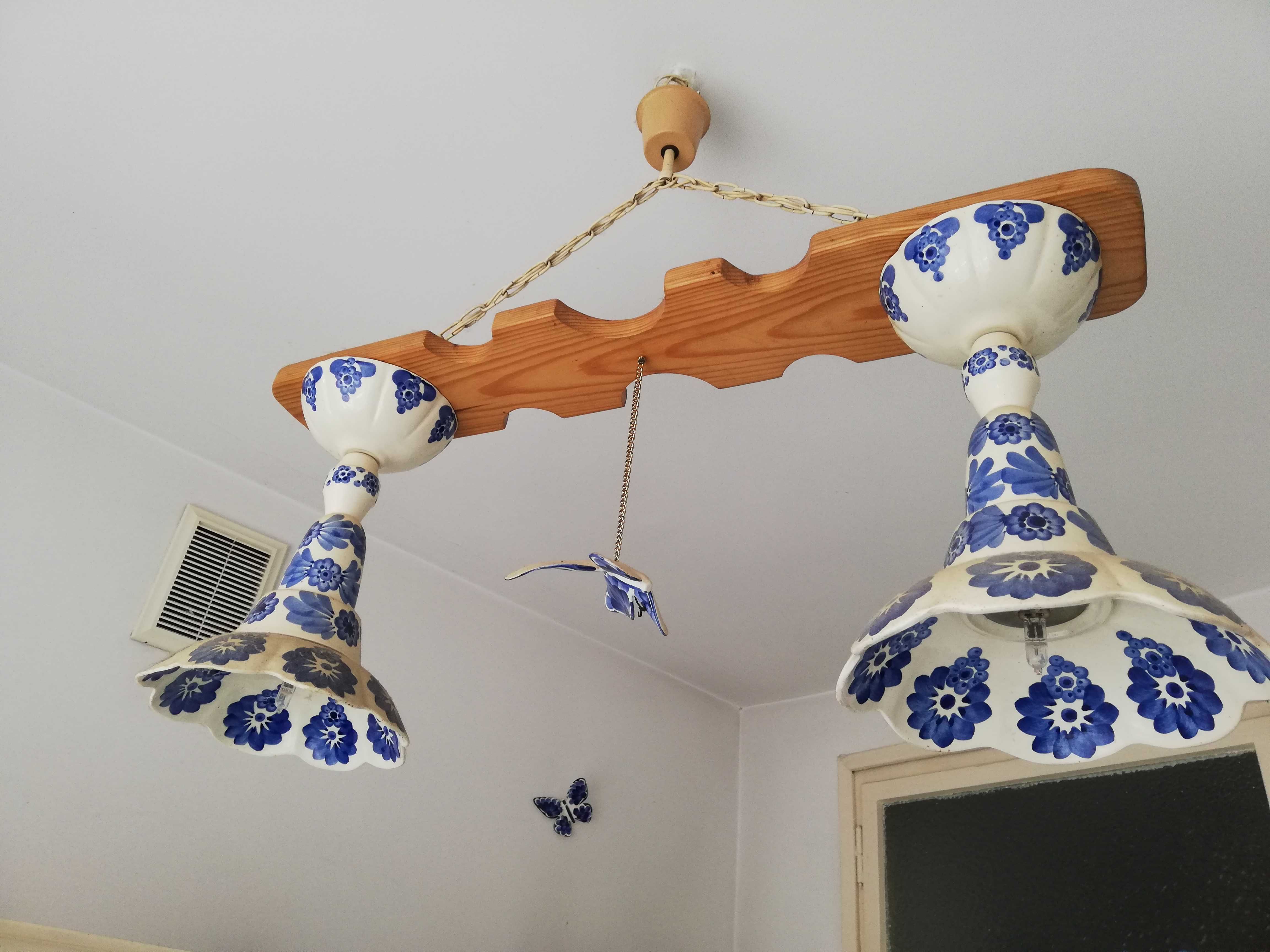 Lampa wisząca z porcelany