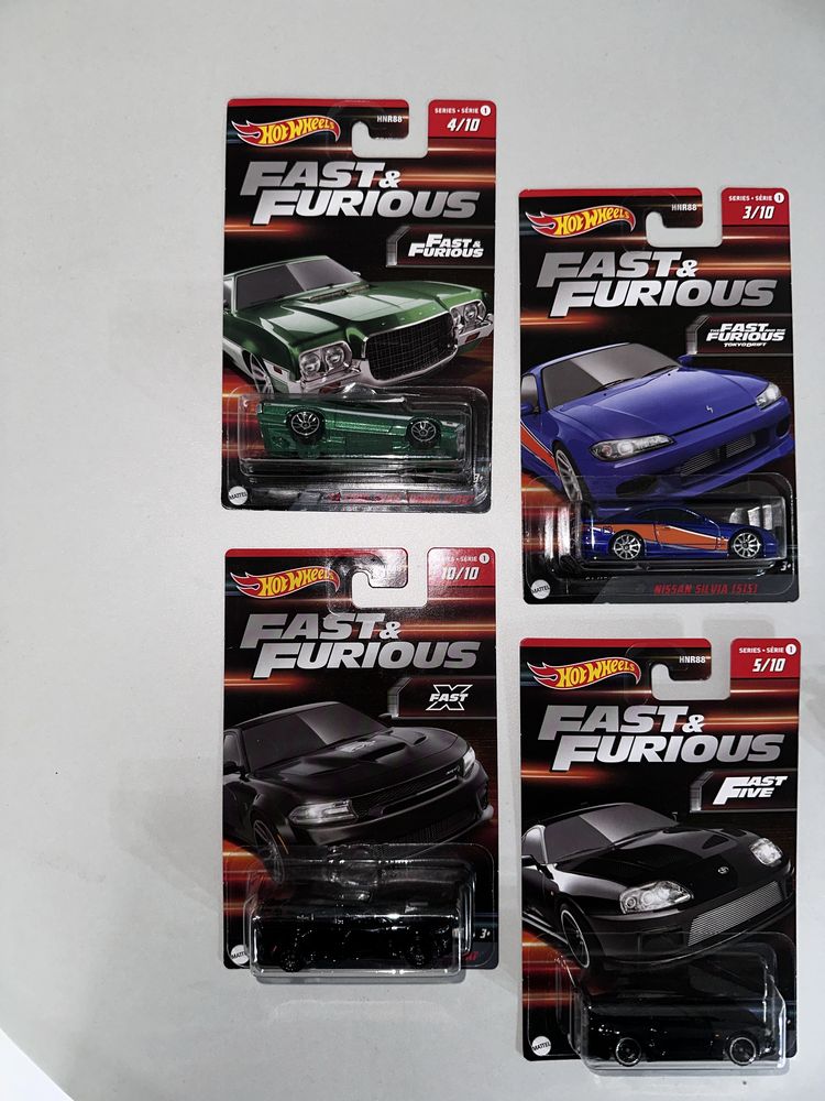 Hot Wheels / Fast&Furios 4szt.